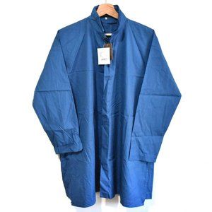 Eskandar NWT Women Sz 1 Stand Collar Top Blue